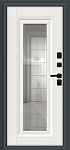Дверь Thermo Шелл СД/SBlack Старк антрацит/White Sand BR6419 фото